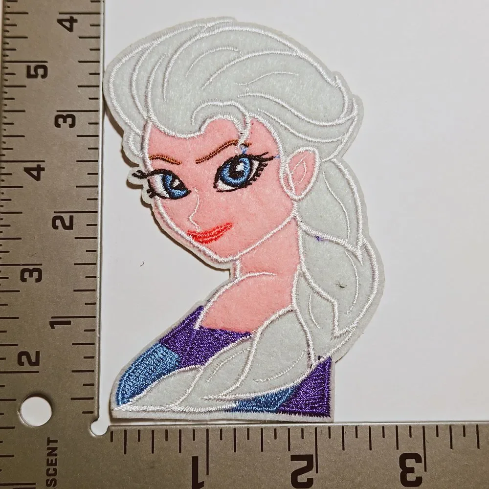Iron On Patch-Crafts Material DIY -Frozen Elsa cartoon character girls gift